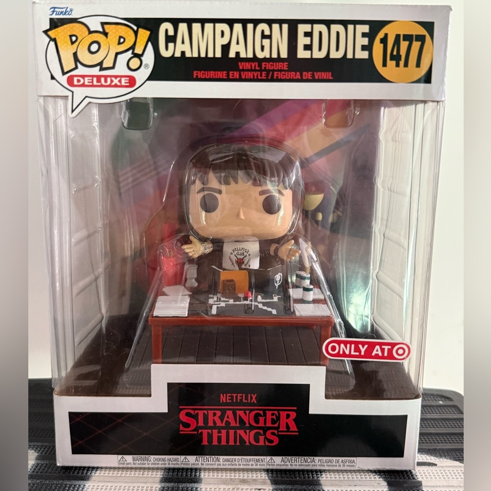 Funko Pop! Campaign Eddie Figure Stranger Things Season 4 Target Exclusive